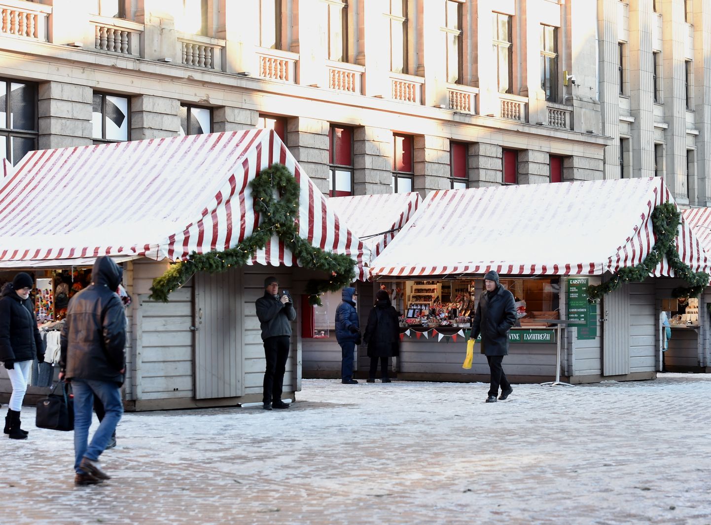 Рождественский рыночек на Домской площади