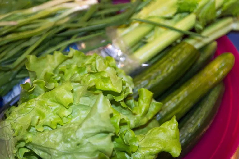 Taimepealsed – lehtsalat, roheline sibul ja kurgid – sisaldavad vähem süsivesikuid kui mugulad.