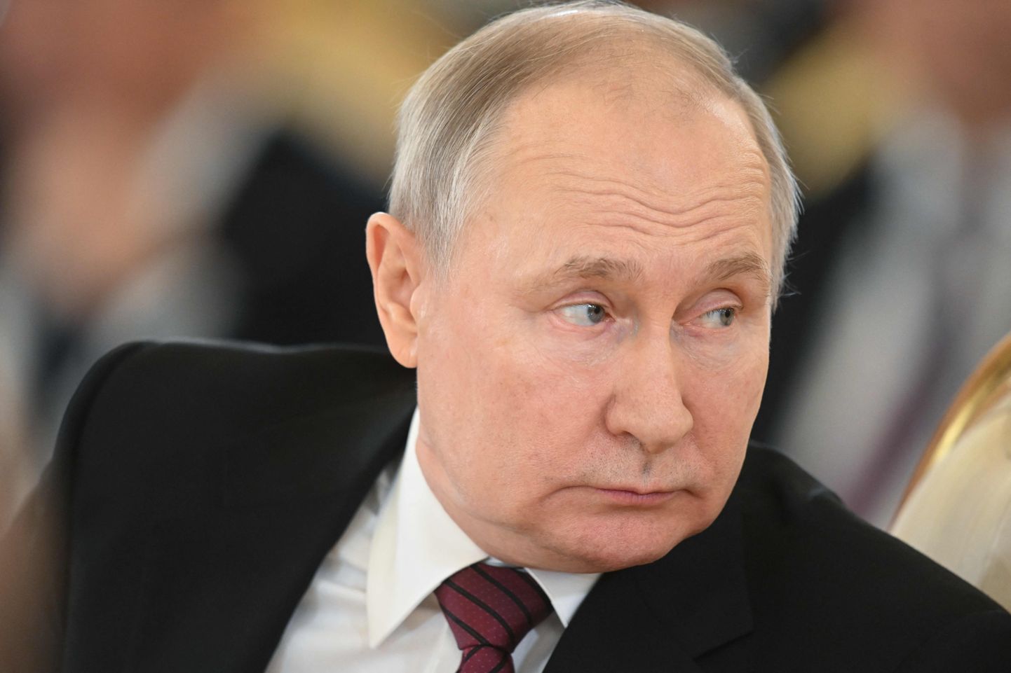 Venemaa president Vladimir Putin kohtus 25. mail 2023 Moskvas Kremlis Euraasia majandusnõukogu liikmetega