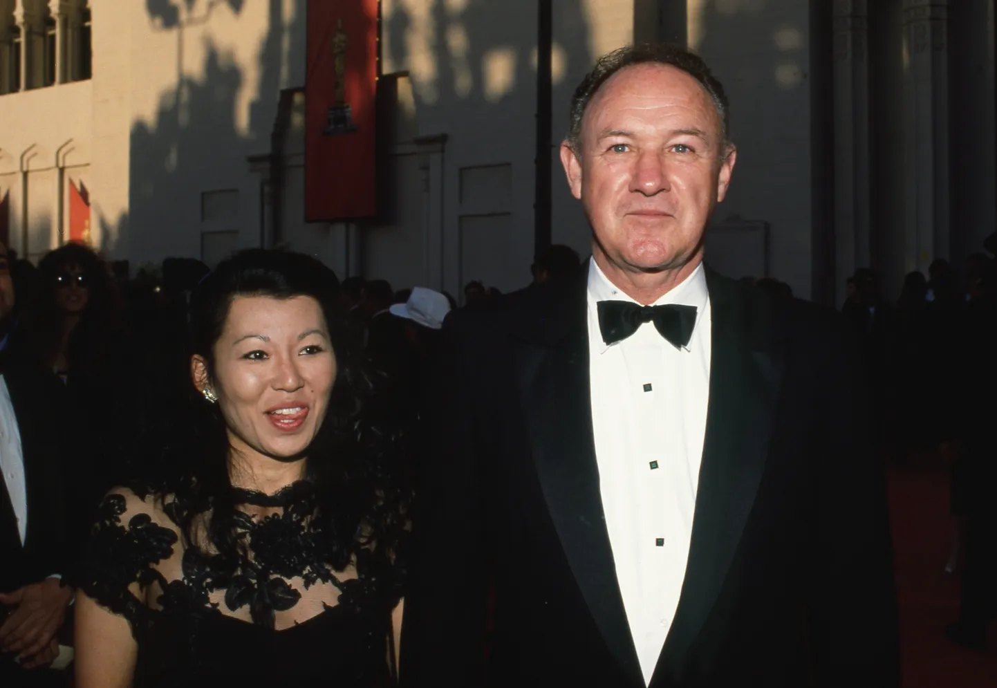 USA näitleja Gene Hackman ja ta naine Betsy Arakawa 29. märtsil 1989. aastal Oscarite galal. Paar leiti 26. veebruaril 2025 nende kodust New Mexicos Santa Fe's surnuna.