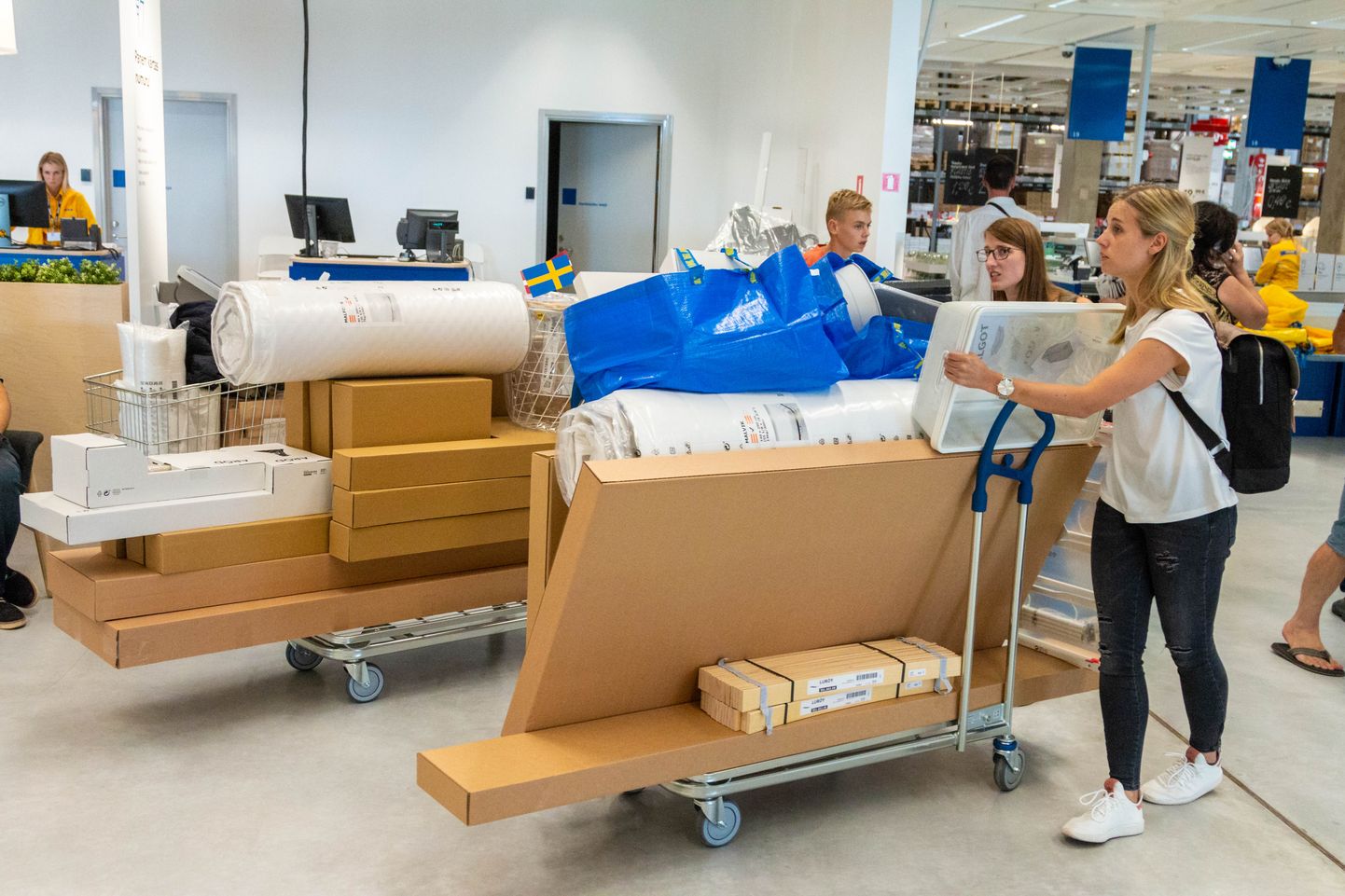 Ikea в прошлом году открыла магазин в Риге.