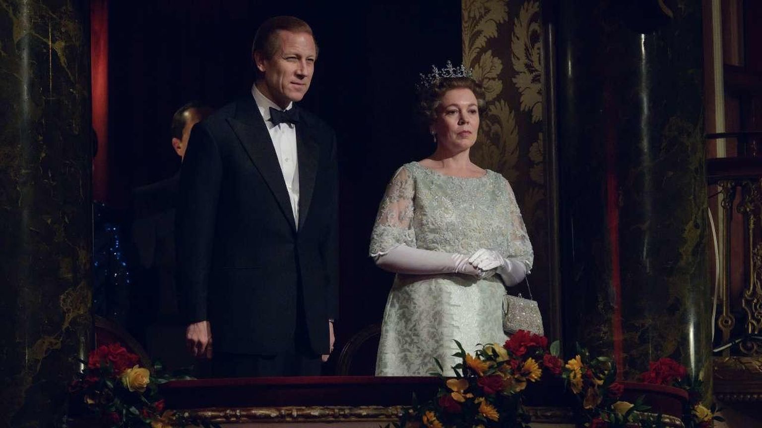 Prints Philip (Tobias Menzies) ja kuninganna Elizabeth II (Olivia Coleman) seriaali 4. hooajas.