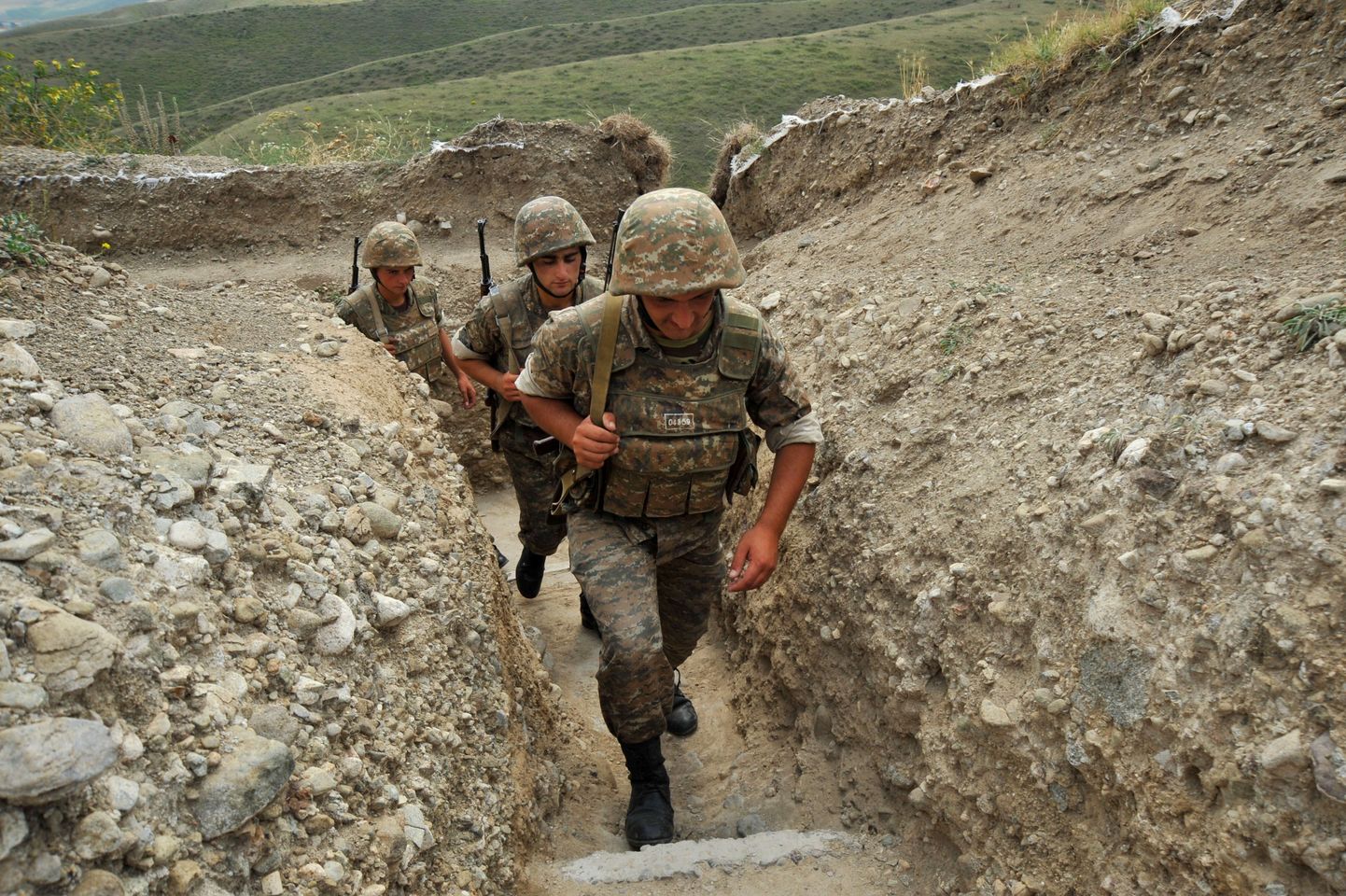 Armeenia sõdurid Mägi-Karabahhis