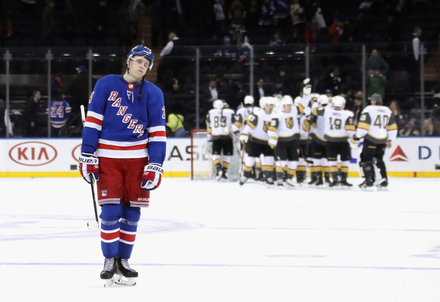 Pea norus: Kaapo Kakko  (nr 24) hooaeg  NHLi klubis New York Rangers pole kulgenud loodetud rada pidi.