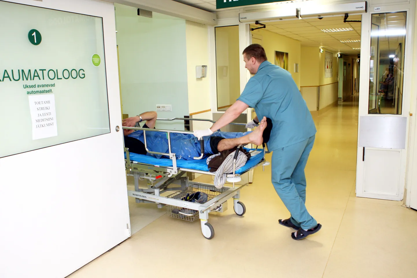 Patsient traumapunktis