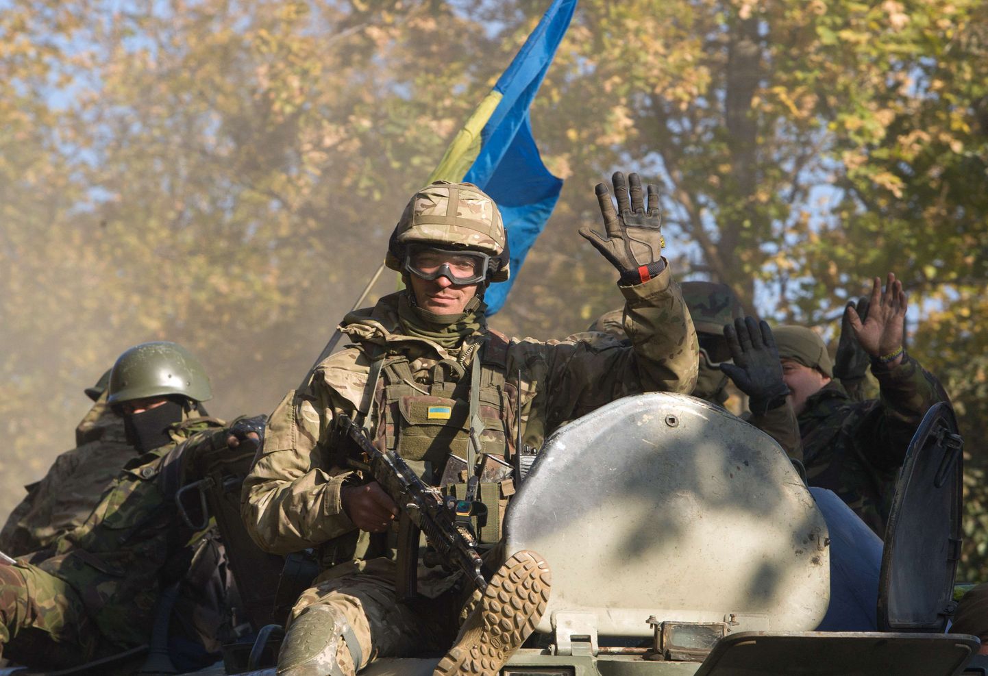 Украинские военные в Донецкой области. Иллюстративное фото.