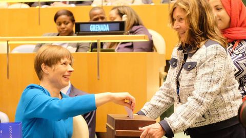 Исторический день: Эстония стала членом Совета безопасности ООН