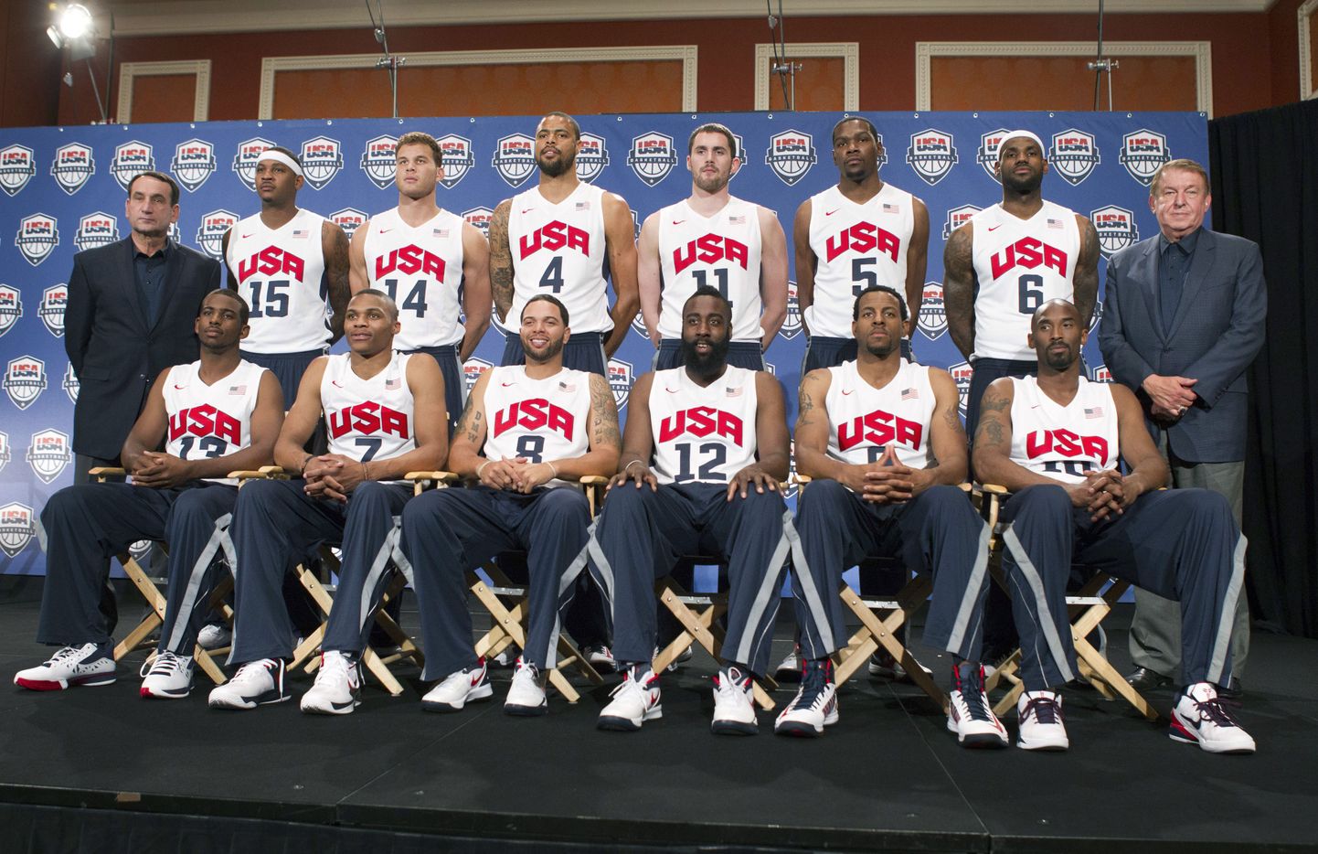 USA korvpallikoondis Londoni olümpiamängudel.
