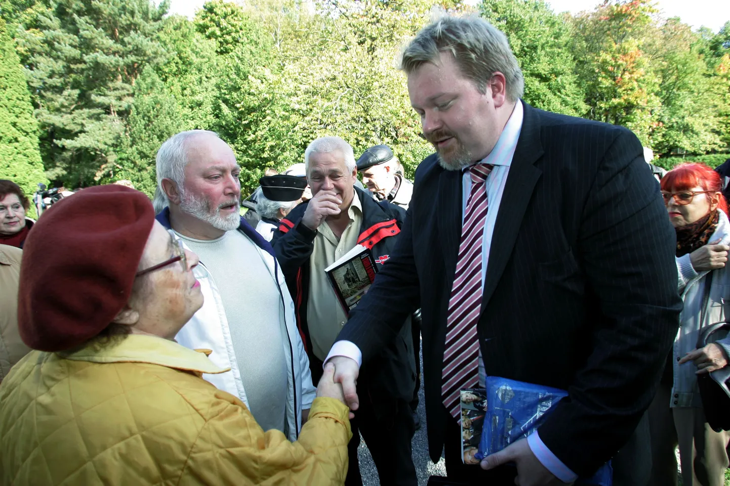 Kremli-meelne Soome dotsent Johan Bäckman Tallinnas 2008. aastal.
