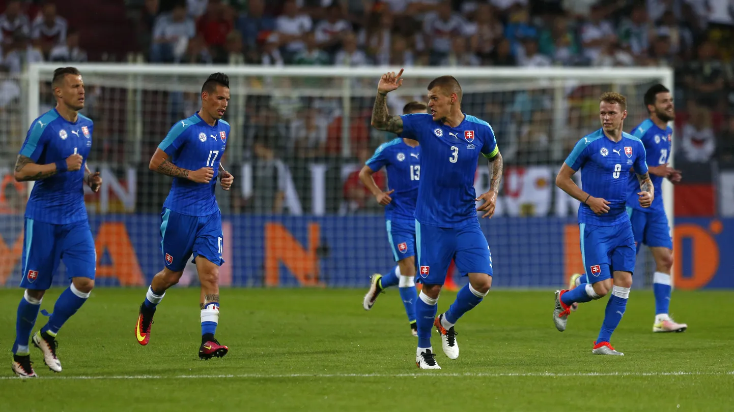 Slovakkia jalgpallikoondislased.
