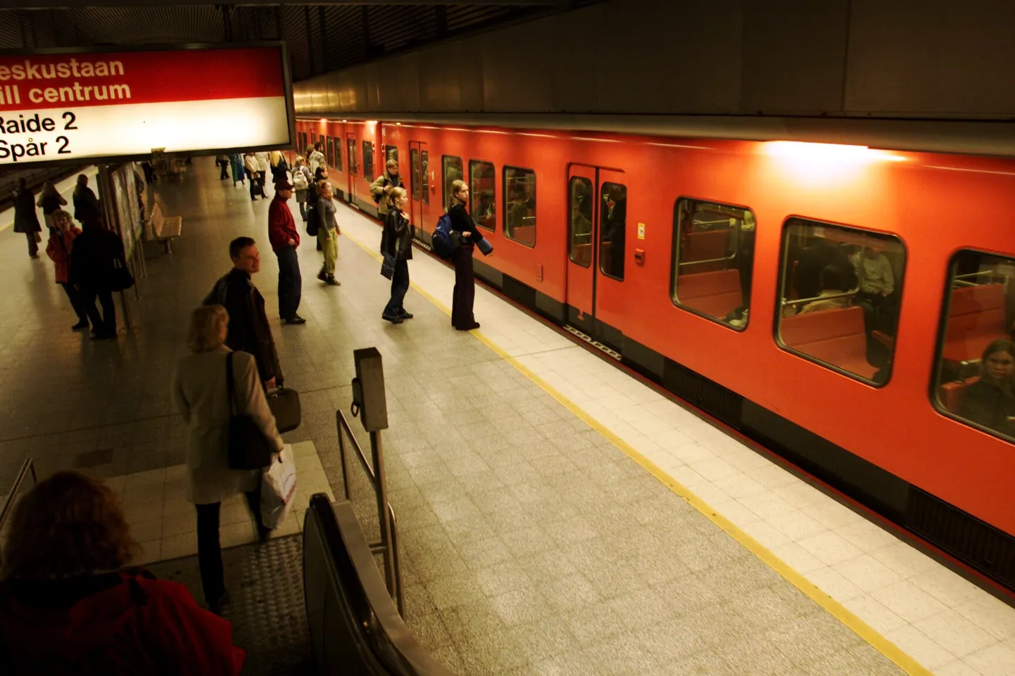 Helsingi metroo. Pilt on illustratiivne.