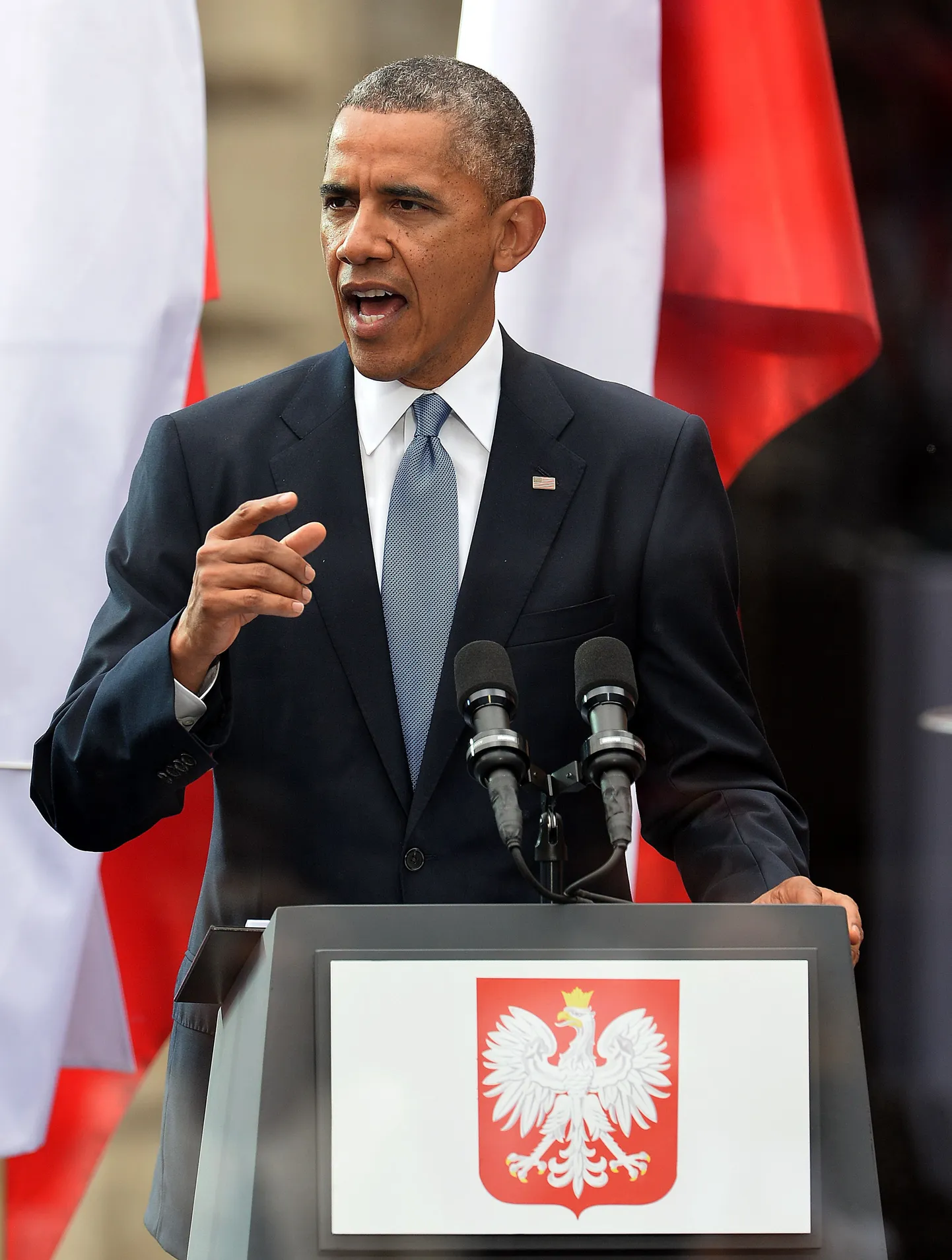 Выступление Обамы в Варшаве 4 июня.