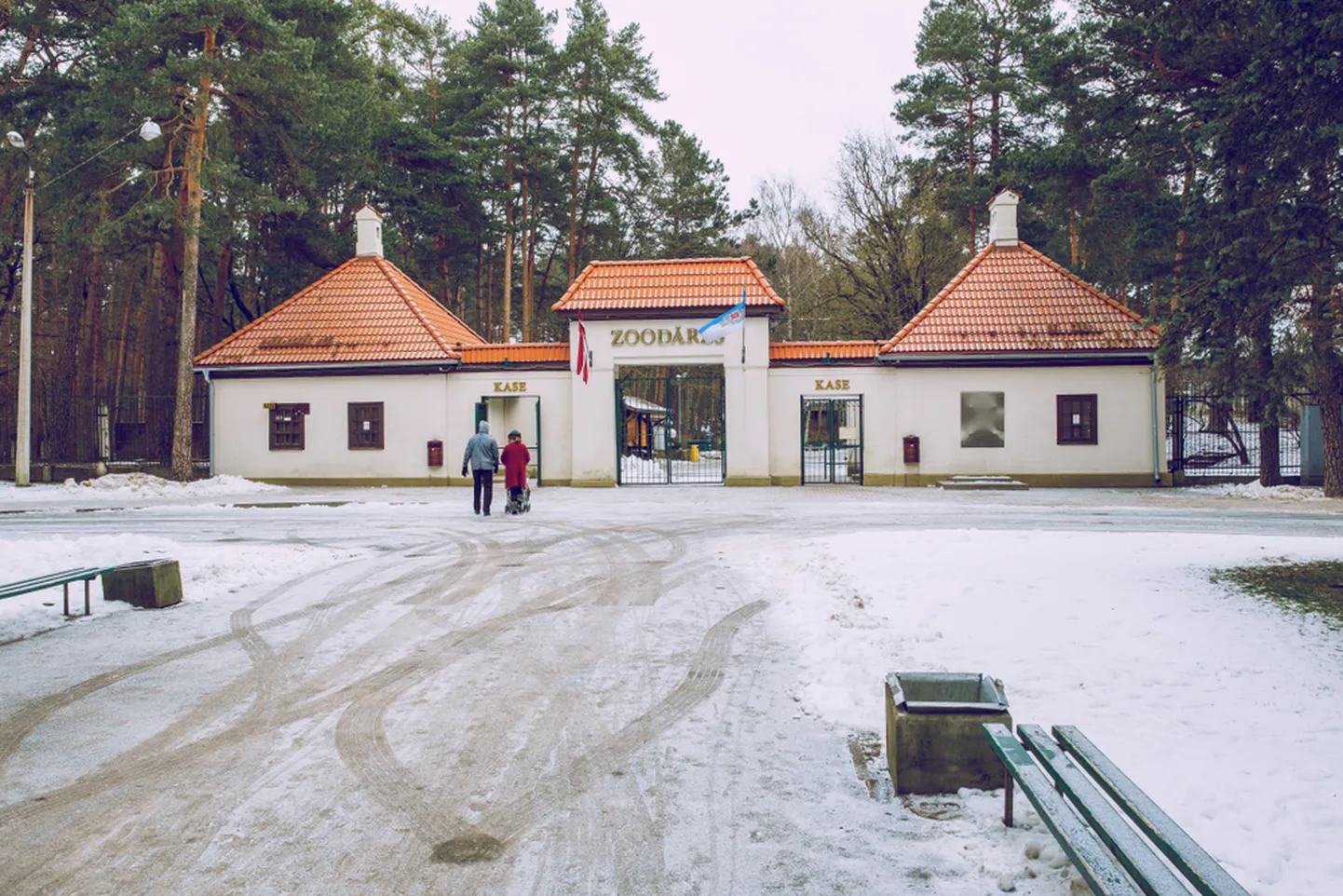 Riia loomaia sissepääs. Pilt on illustreeriv.