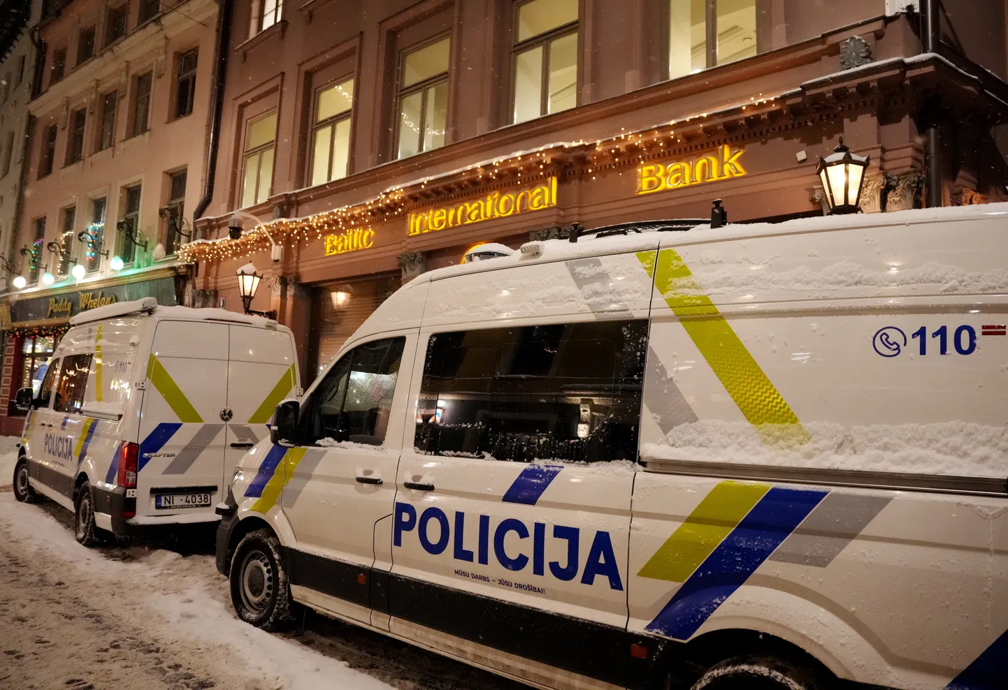 Läti politseioperatsioon Riias.