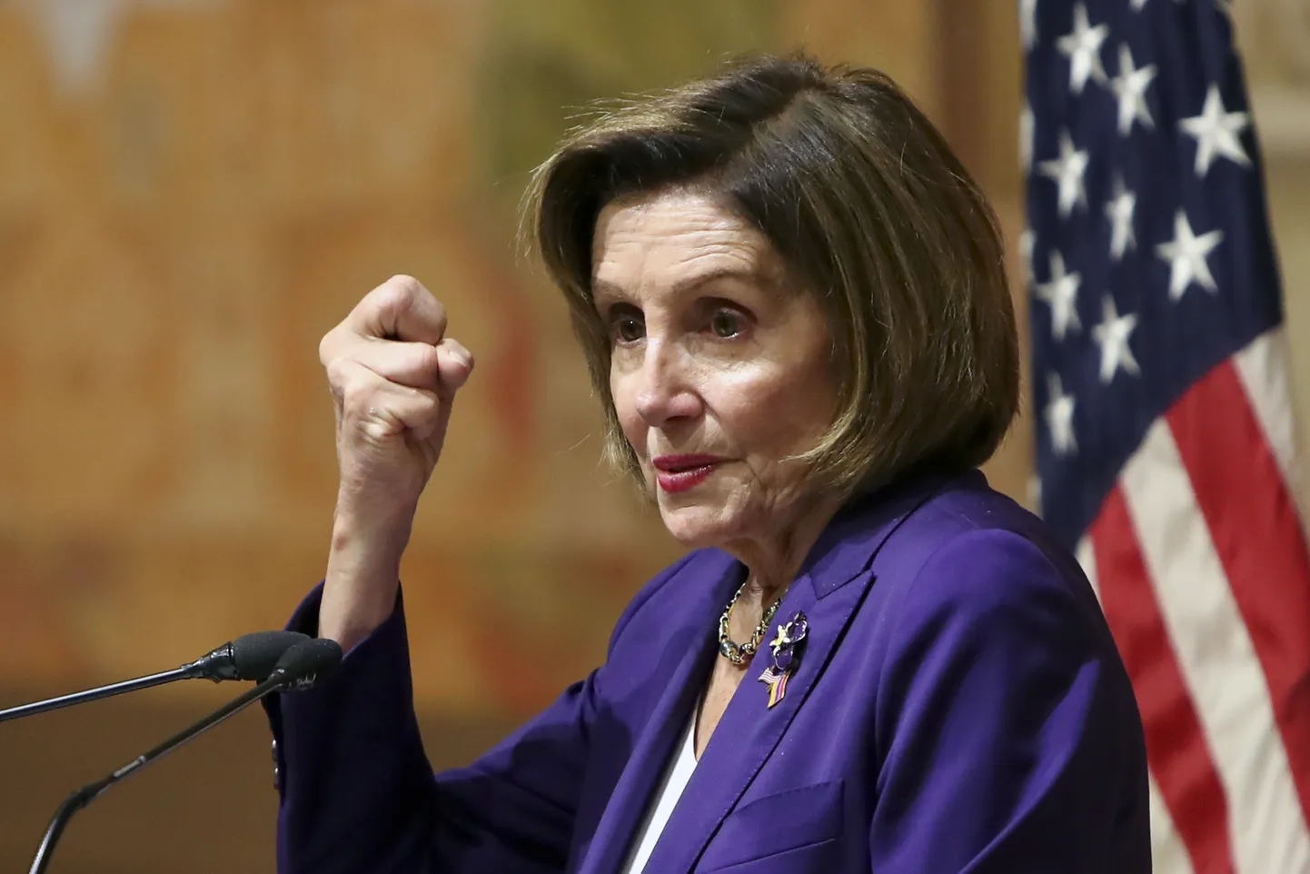 USA kongressi esindajatekoja spiiker Nancy Pelosi Jerevanis.