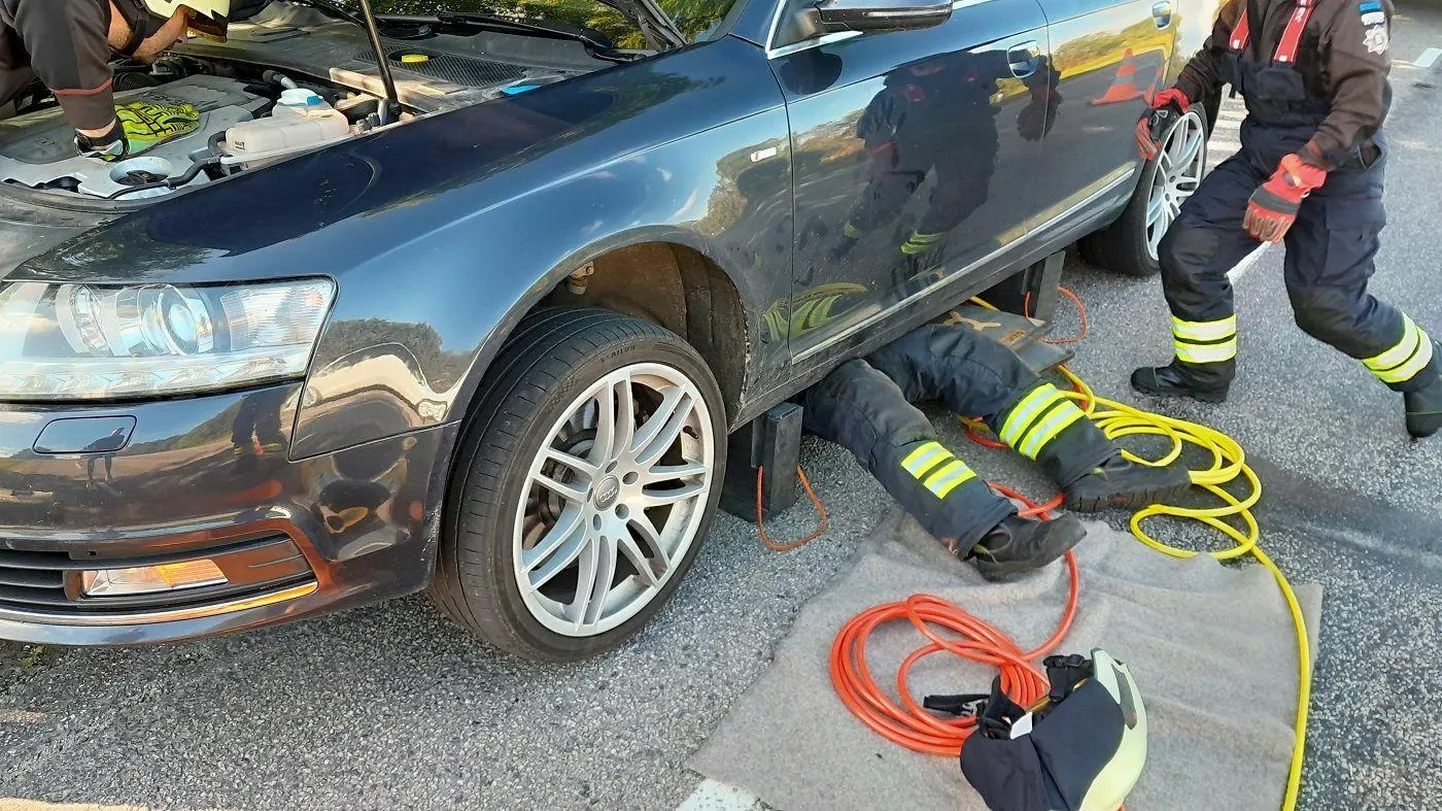 Kassipoja päästmisoperatsioon Lüganusel.