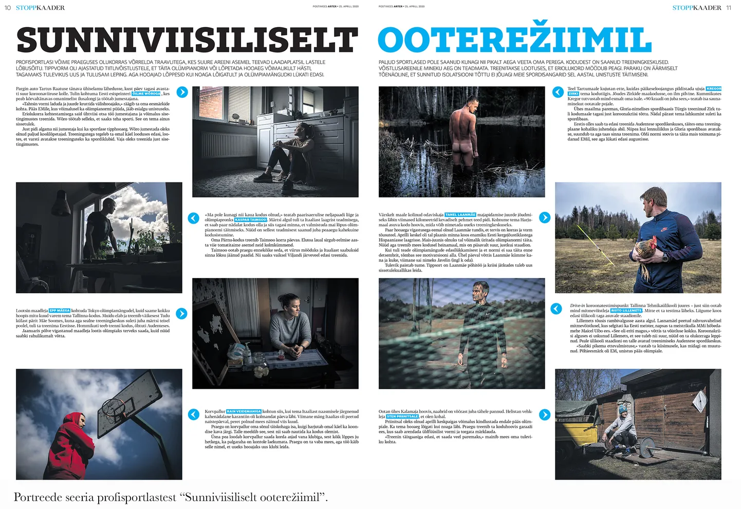Tairo Lutteri fotoseeria «Sunniviisiliselt ooterežiimil» kevadel Arteris. 2020.