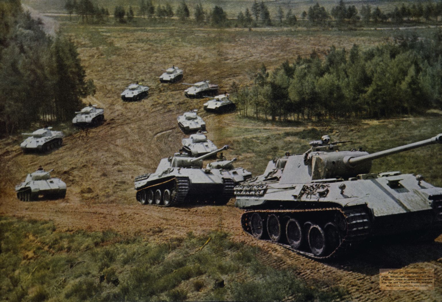 Panther tankid 1944. aastal.