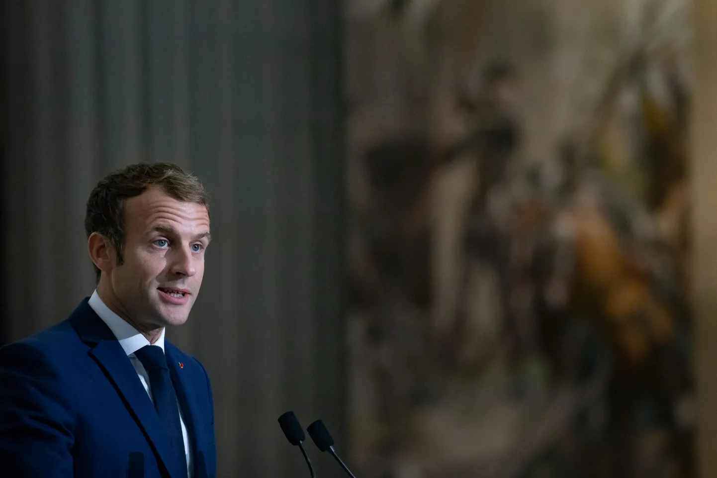 Prantsuse president Emmanuel Macron. Foto
Ian LANGSDON / POOL / AFP