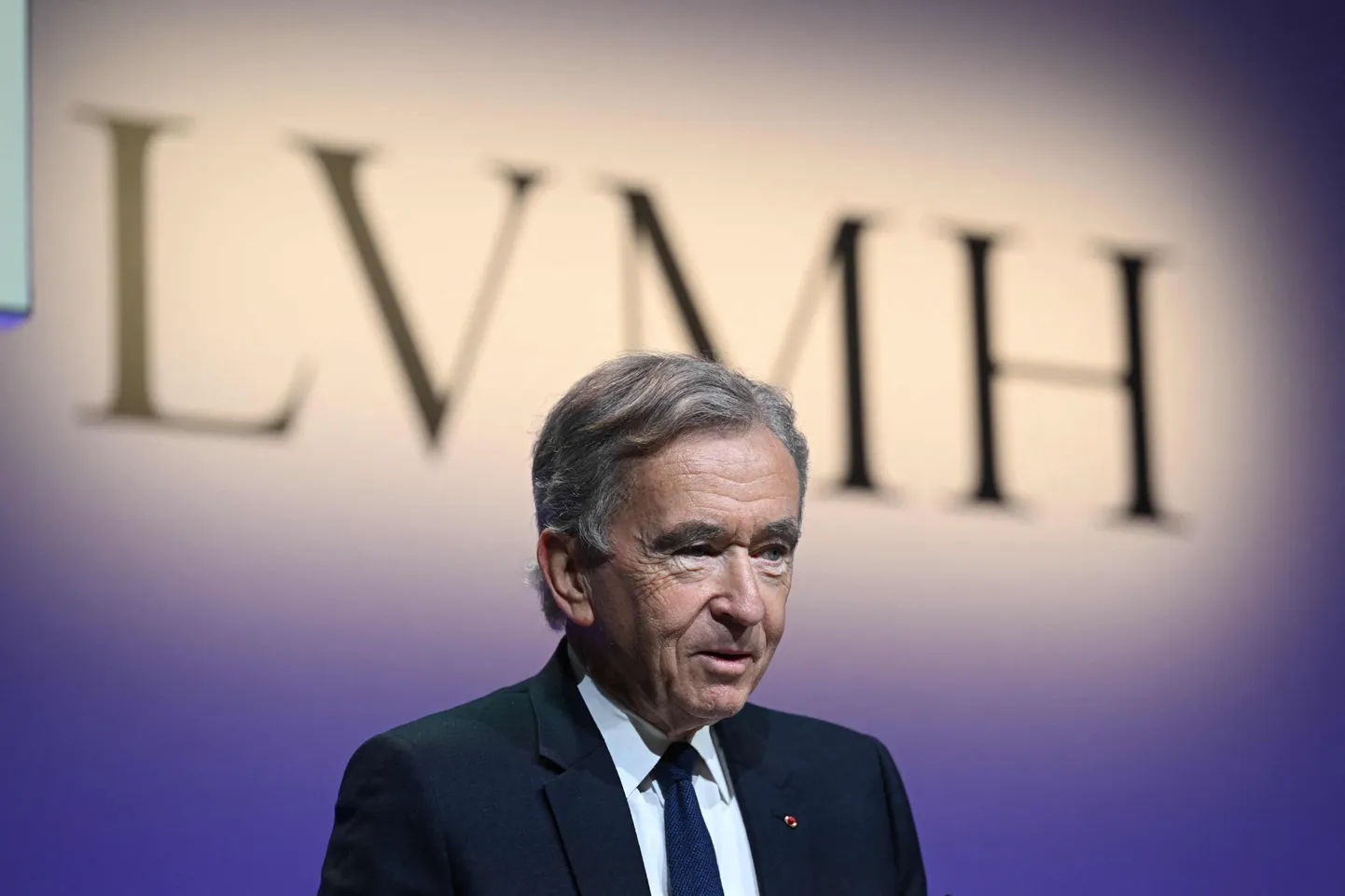 Luksuskaupade firma LMVH juht Bernard Arnault.
