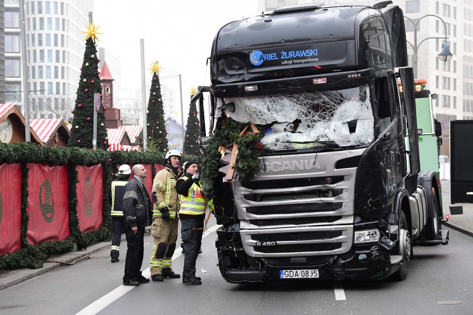 Berliini jõulutururünnakus kasutatud veoauto
