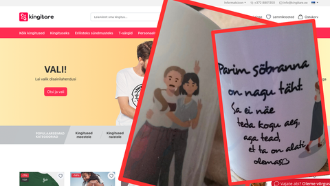 FOTO ⟩ «Järgmine kord tellin Temust!» Kingituse kummaline detail pani ühismeedia kihama, ettevõtte selgitab
