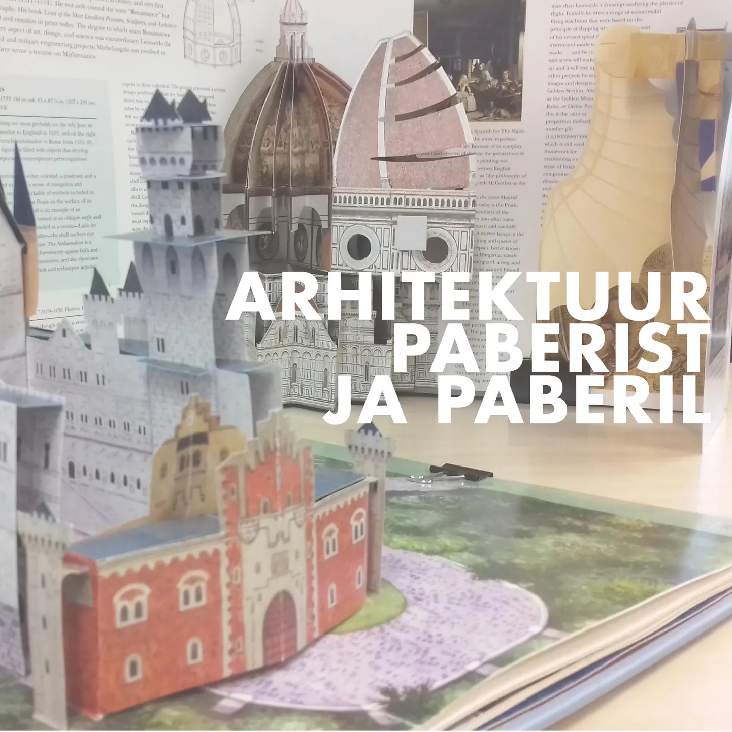 Tamsalu raamatukogus saab vaadata Eesti trüki- ja paberimuuseumi näitust "Arhitektuur paberis ja paberist".