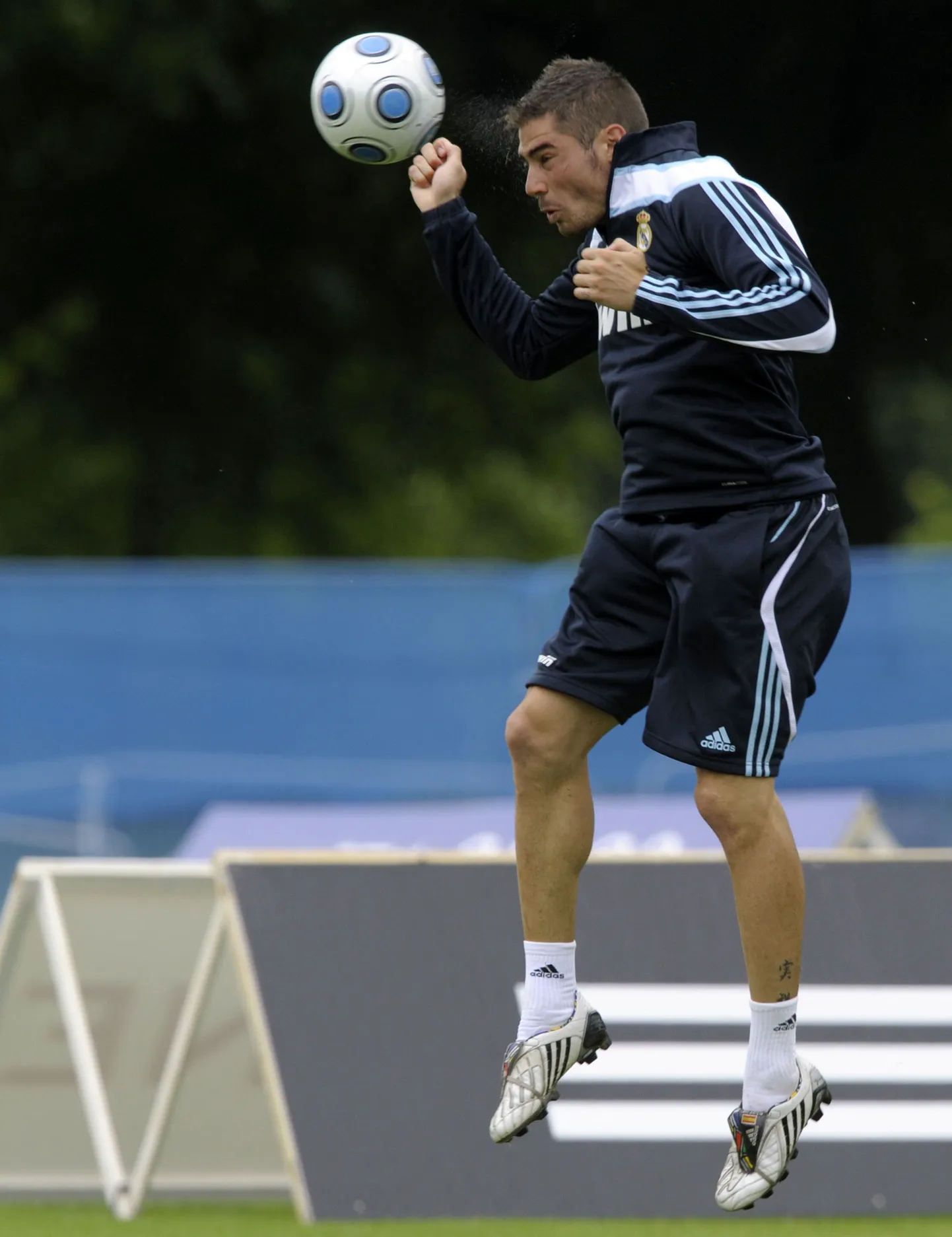Javi Garcia Madridi Reali treeningul.