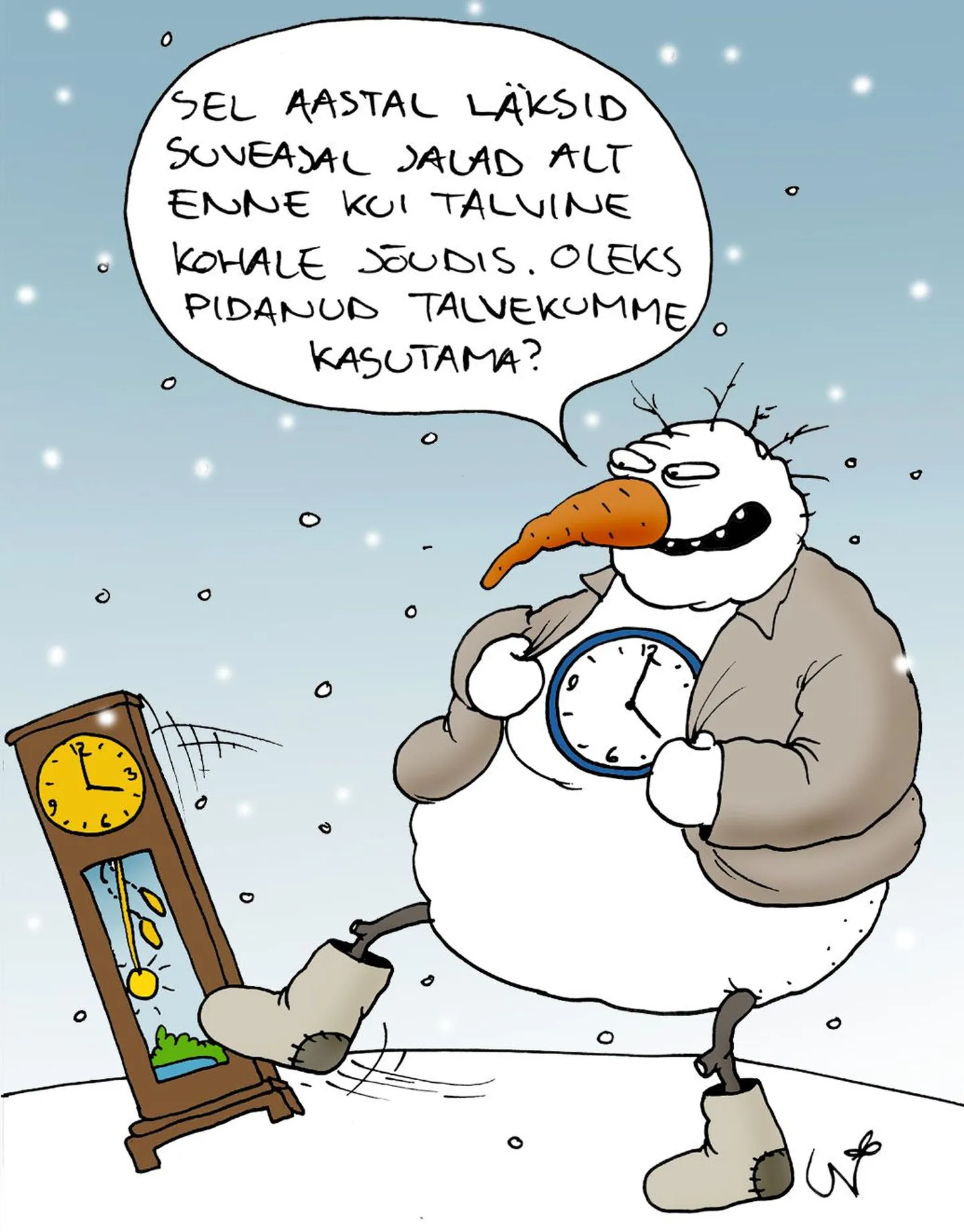 Talv saabus enne talveaega.