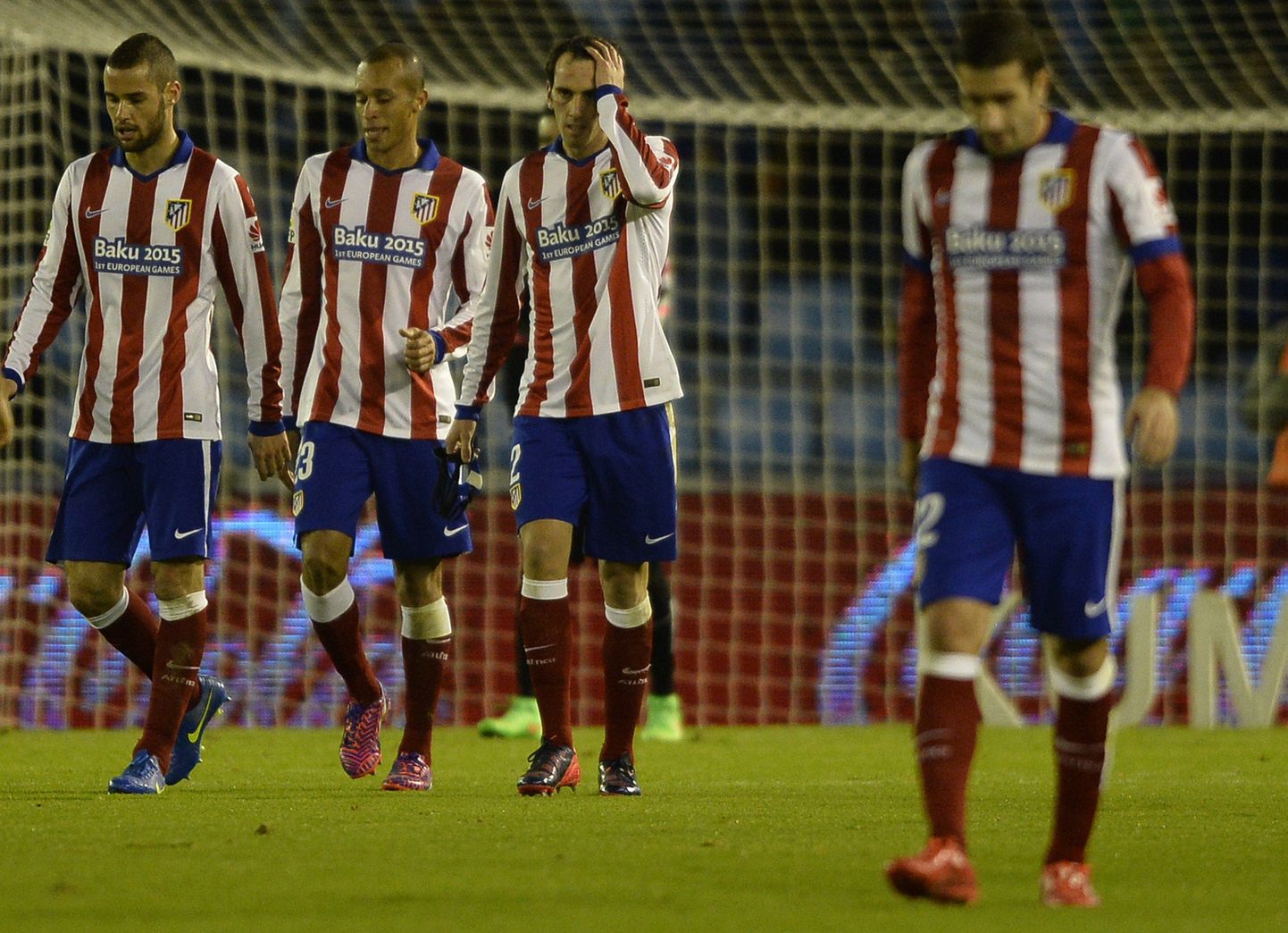 Atletico mängijad pärast Celta Vigo teist väravat