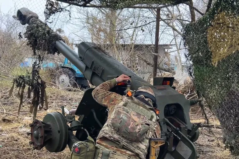 Российский военнослужащий в Курской области.