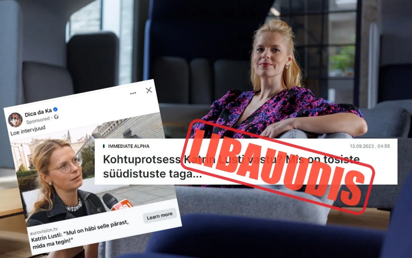 Katrin Lust sattus petuskeemi keskmesse.