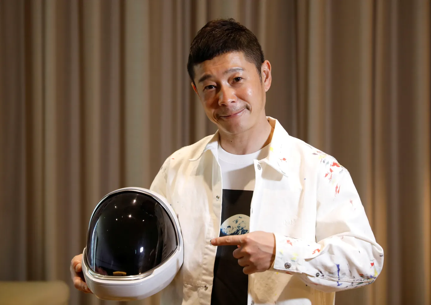 Kosmoseturist, Jaapani miljardär Yusaku Maezawa.