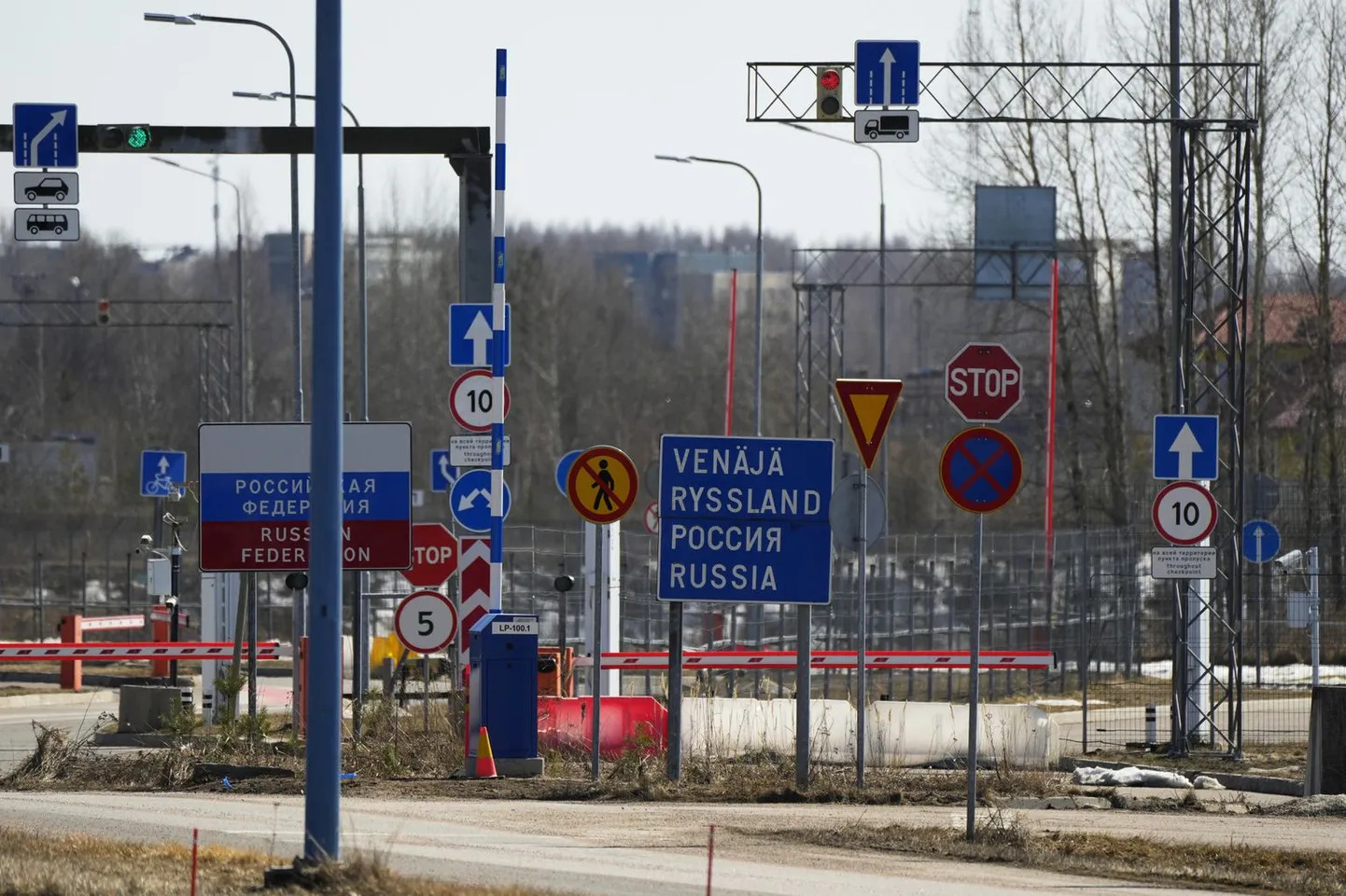 КПП на финско-российской границе в Пелкола.