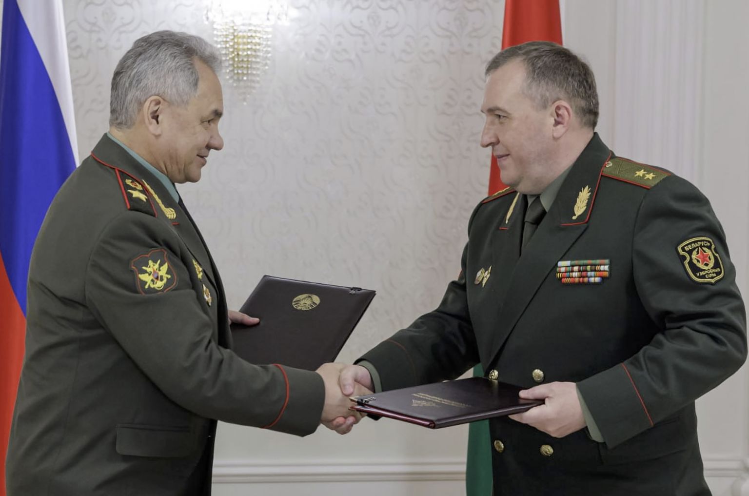 Vene ja Valgevene kaitseministrite kohtumine.