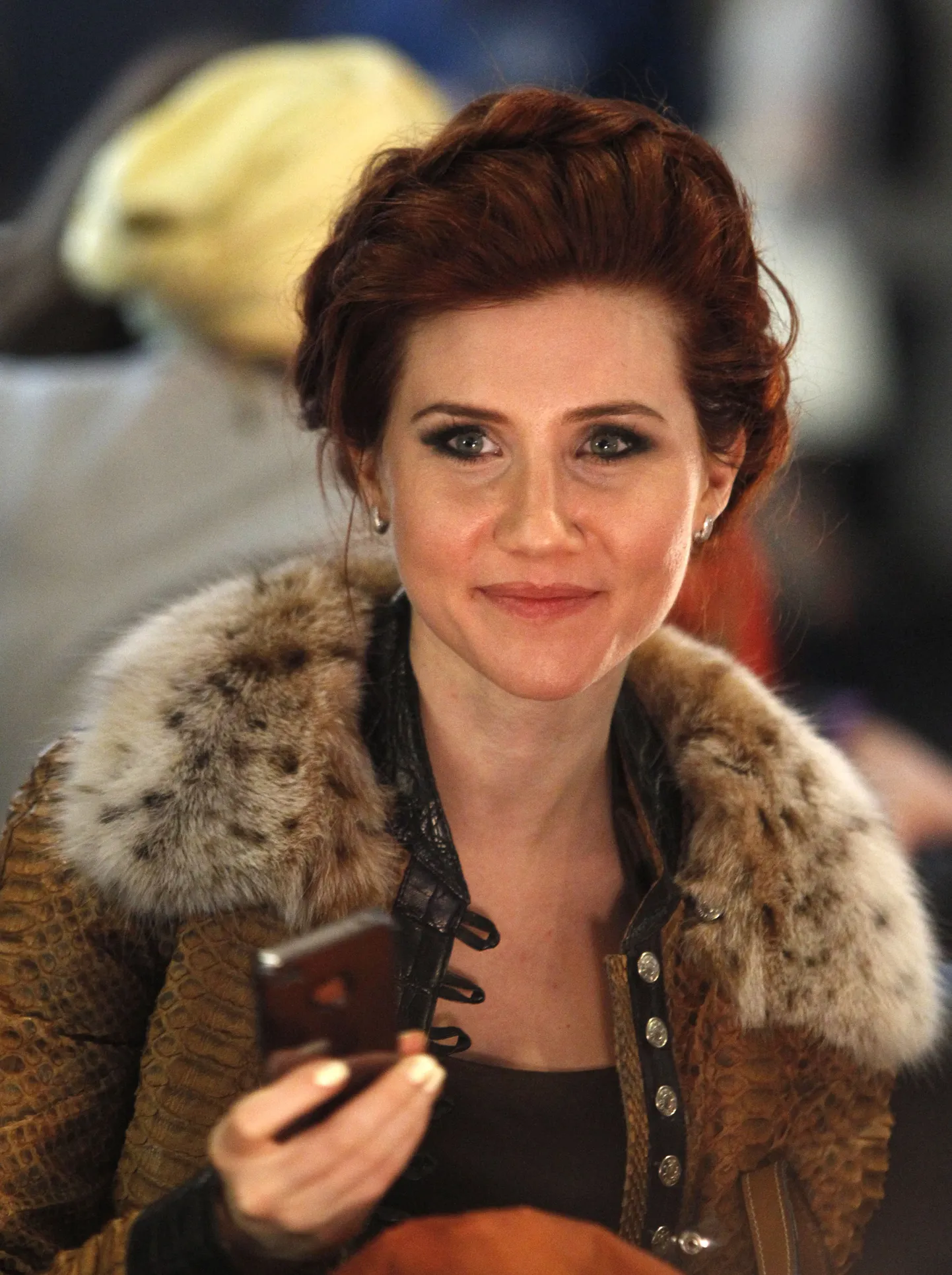 Venelanna Anna Chapman eelmisel kuul Moskva moenädalal.