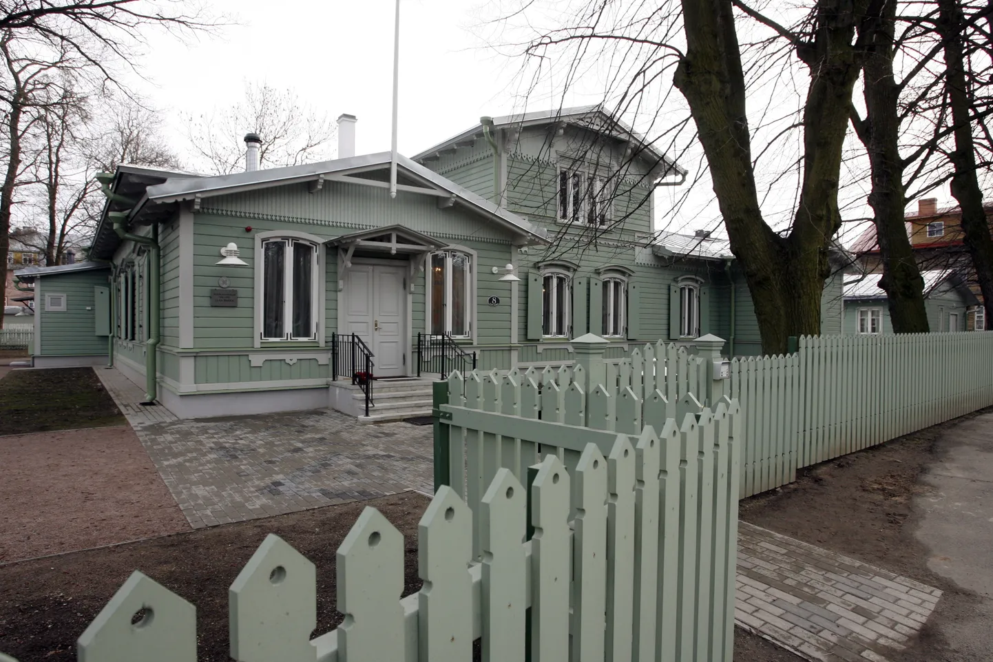 Restaureeritud maja.