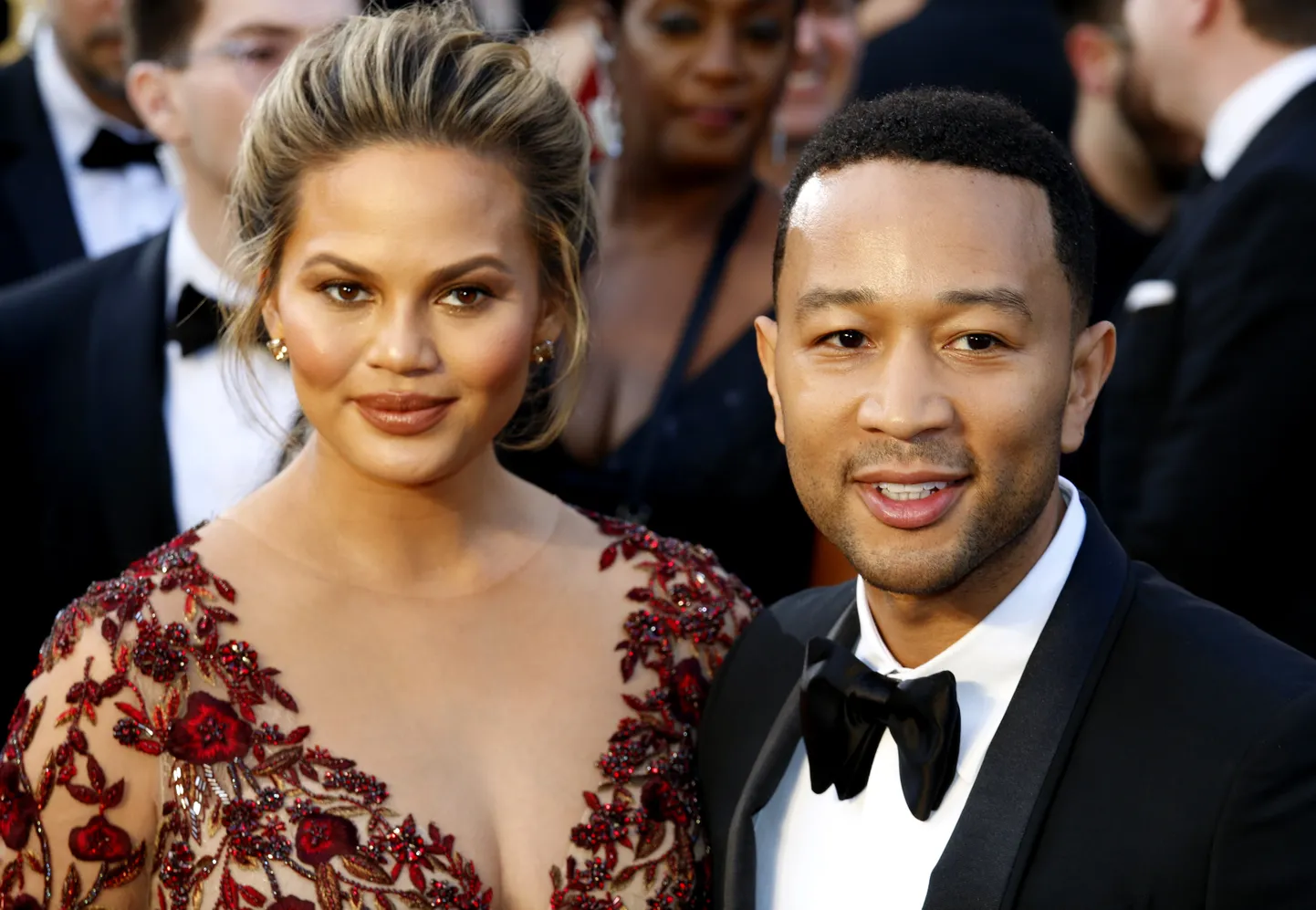 Chrissy Teigen ja John Legend Academy Awards tseremoonial, 2016.