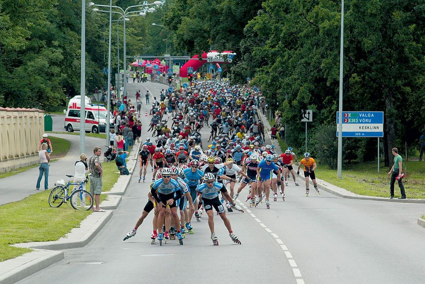 Mullu startis Tartu rulluisumaratonile 1114 osalejat. Tänavu loodetakse ületada 1500 piir.