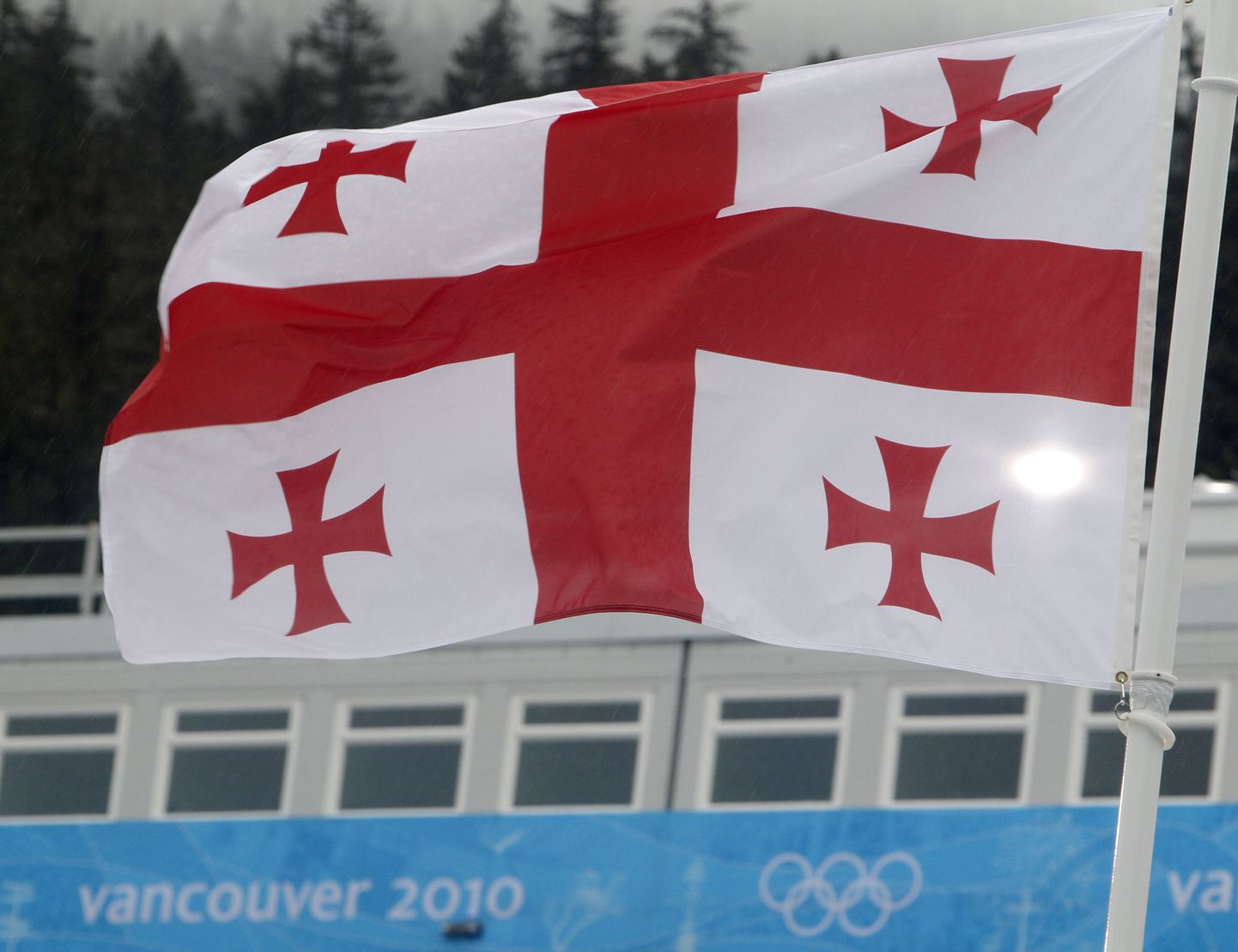 Gruusia lipp Vancouveri olümpial