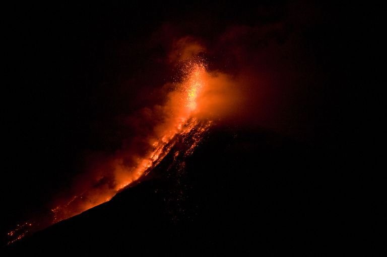 Guatemala Fuego vulkaan