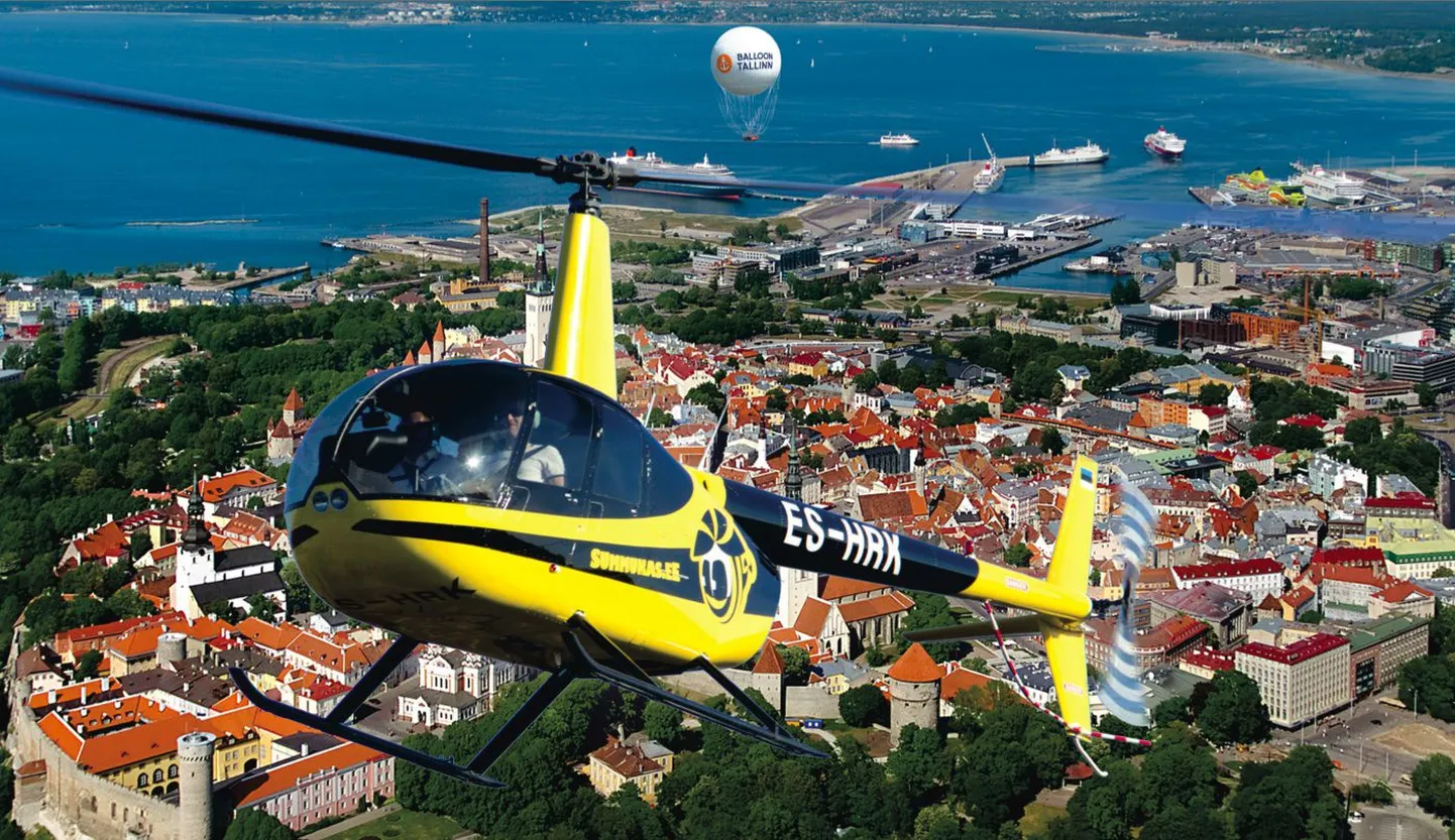 Balloon Tallinn в новом сезоне предложит полеты на вертолете.