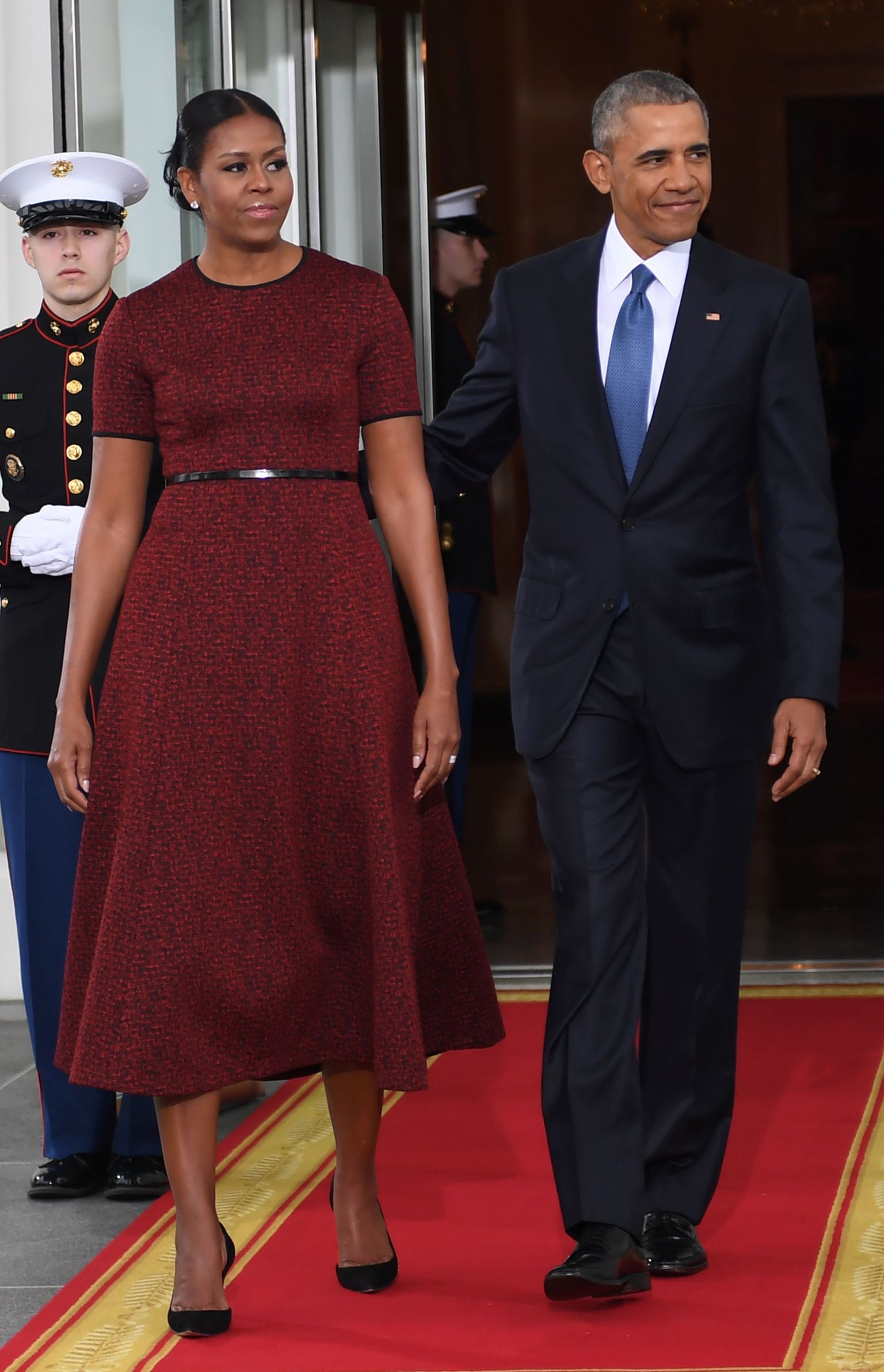USA ekspresident Barack Obama koos naisega.