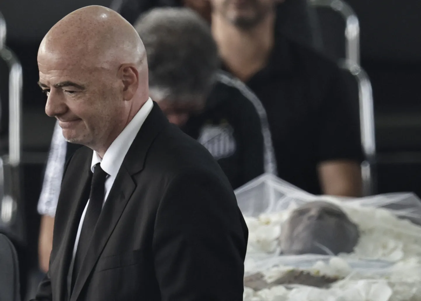 FIFA president Gianni Infantino Pelé matustel.