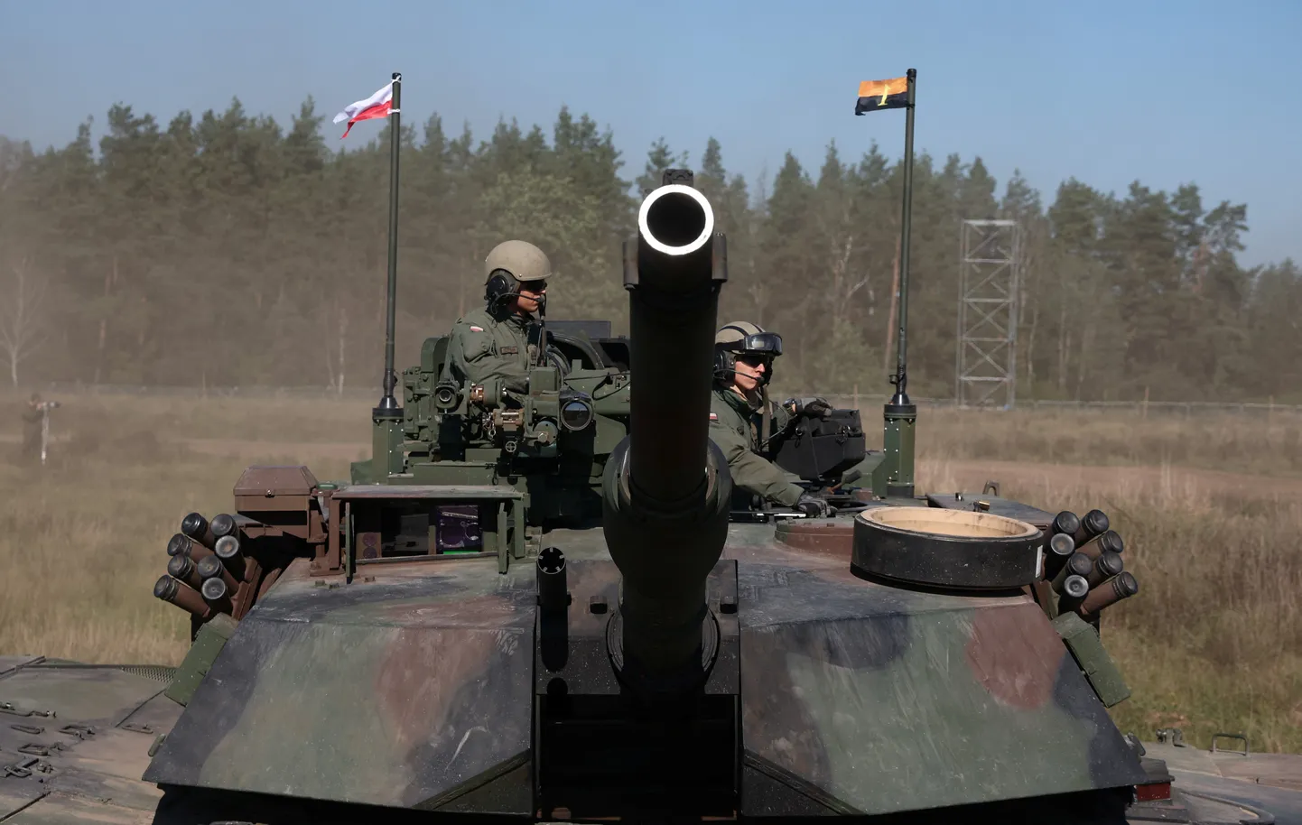 Abrams M1A1 Poolas õppustel.