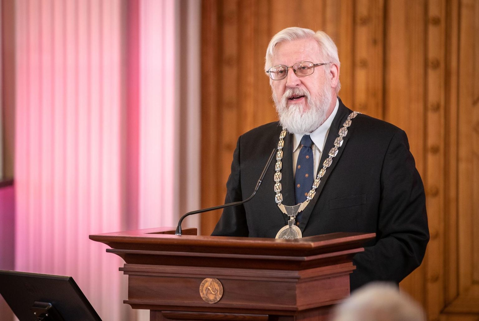 Pildil Eesti Teaduste Akadeemia president Tarmo Soomere.