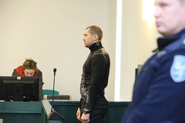 Juri Vorobei 2017. aastal Haapsalu kohtumajas.