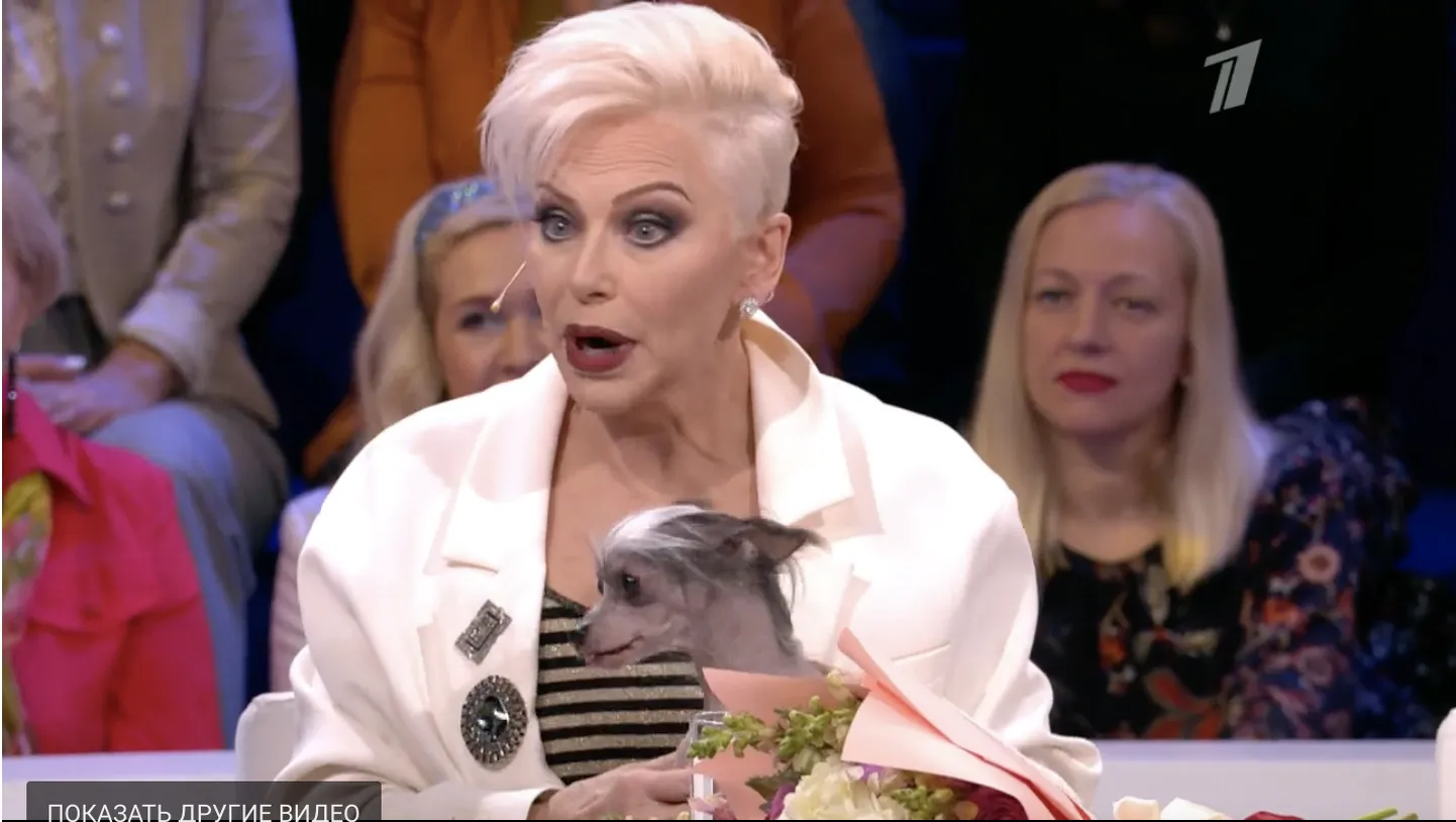 Ирина Понаровская с Патриком в гостях у Максима Галкина