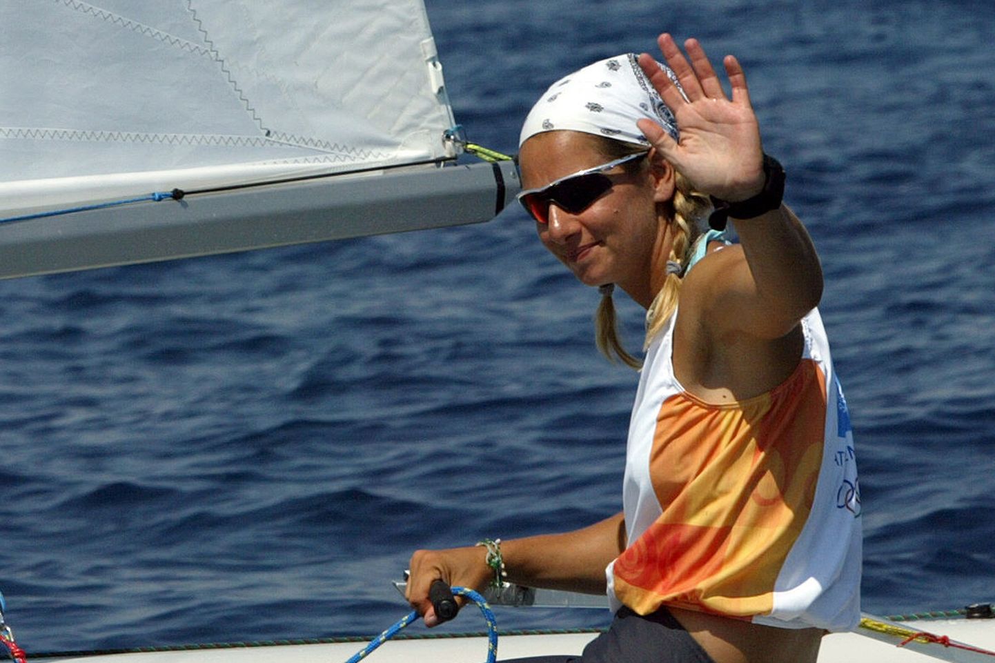 Sofia Bekatorou 2004. aasta olümpiavetel.