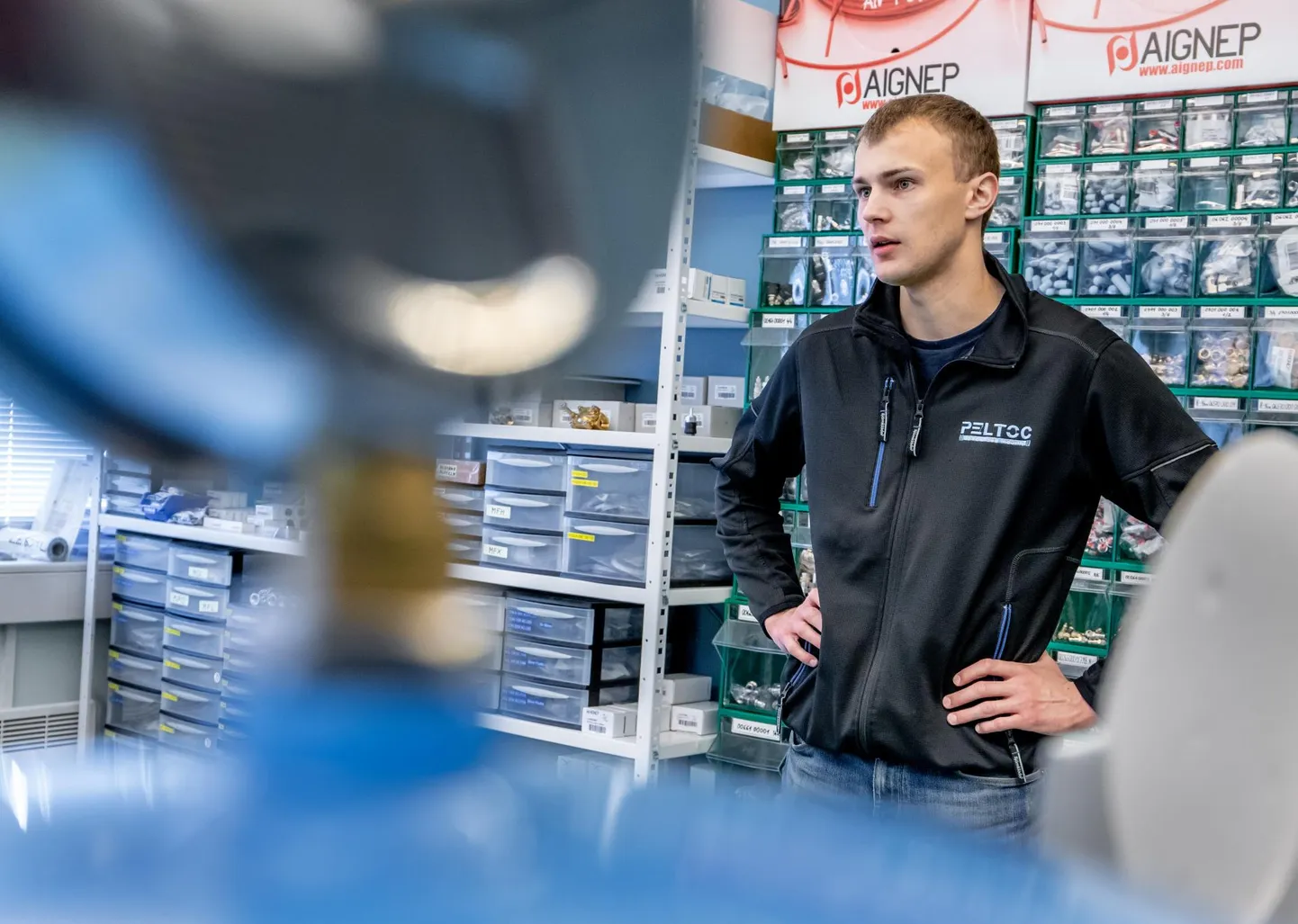 Timo Pelt rääkis, et eraisikud astuvad firma esindusse üliharva, sest nende kaup on mõeldud tööstustele.